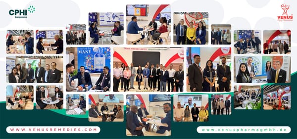 Venus Remedies Shines at CPhI Barcelona 2023