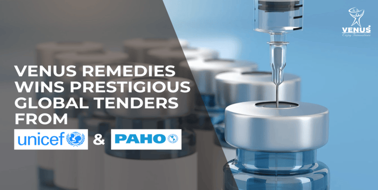 Venus Remedies Secures Major Tenders from UNICEF and PAHO to Enhance Global Healthcare