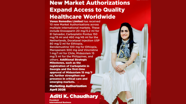Venus Remedies Secures 10 New Market Authorizations