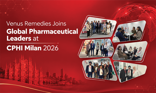 Venus Remedies Joins Global Pharmaceutical Leaders at CPHI Milan 2026